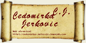 Čedomirka Jerković vizit kartica